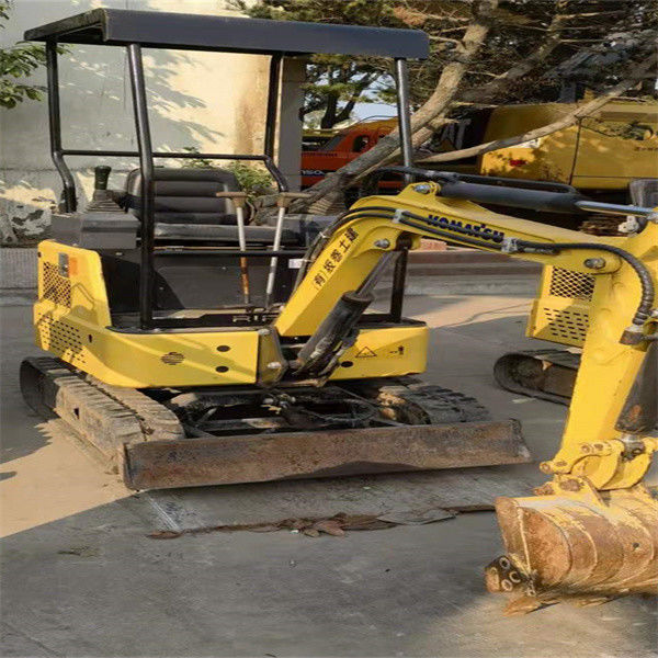 Bereit für die Arbeit und erfahrene gebrauchte Japan Komatsu PC 15 MR in gutem Zustand