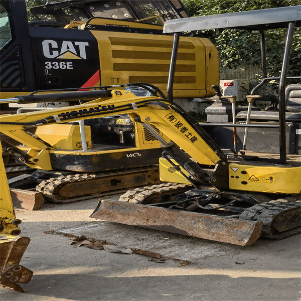 Bereit für die Arbeit und erfahrene gebrauchte Japan Komatsu PC 15 MR in gutem Zustand