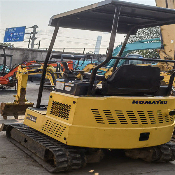 Bereit für die Arbeit und erfahrene gebrauchte Japan Komatsu PC 15 MR in gutem Zustand