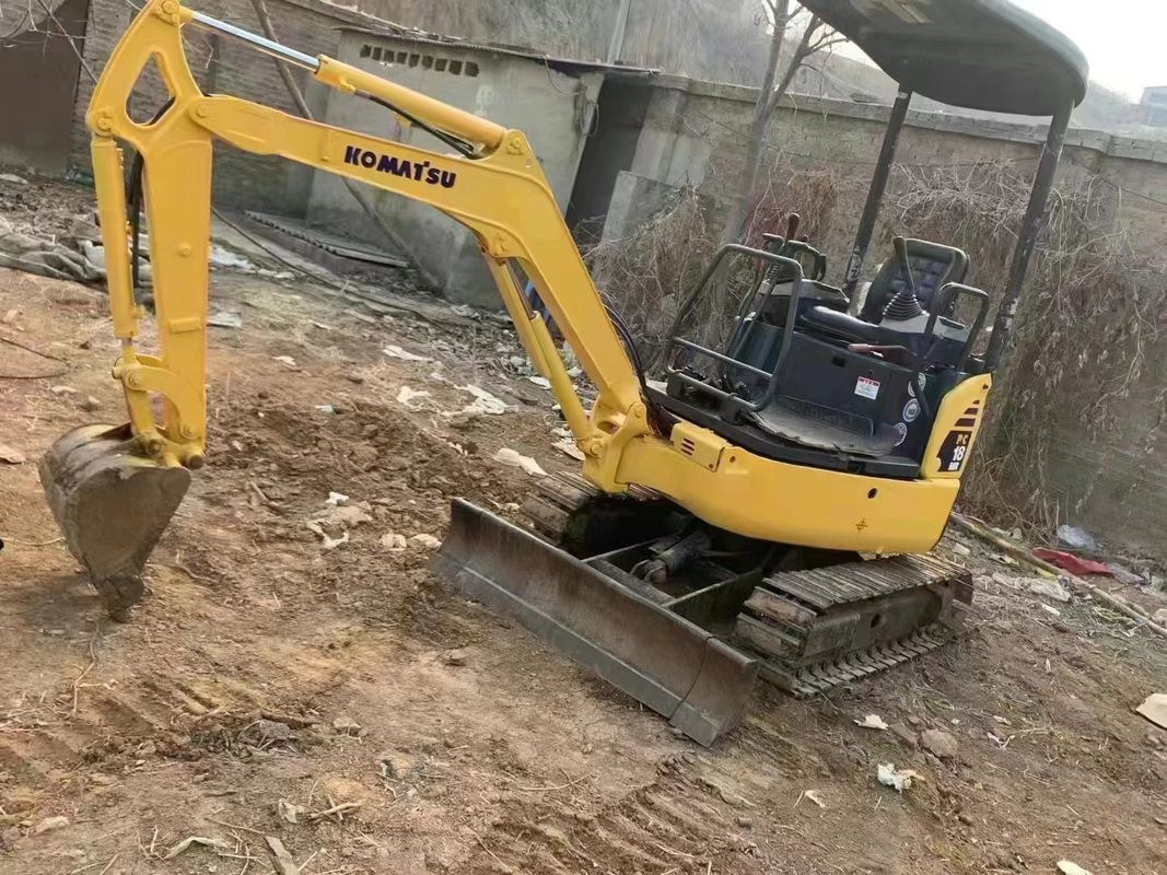 Gebrauchtes Erdbewegungsmaschinenbaukasten 2 Tonnen hochwertiger Minibagger Komatsu pc 18 MR