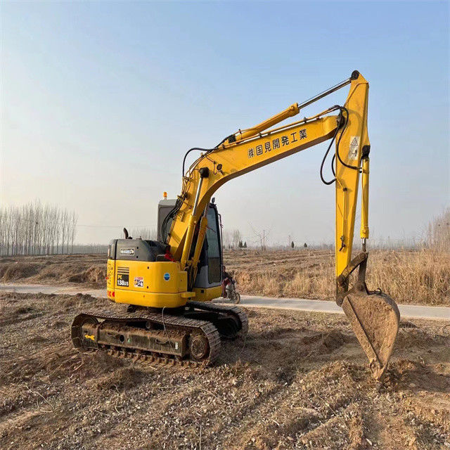13.8 Tonnen Gebrauch Japan importierte Komatsu pc 138US Crawler Bagger mit hoher Qualität und geringer Arbeitszeit bereit zum Verkauf