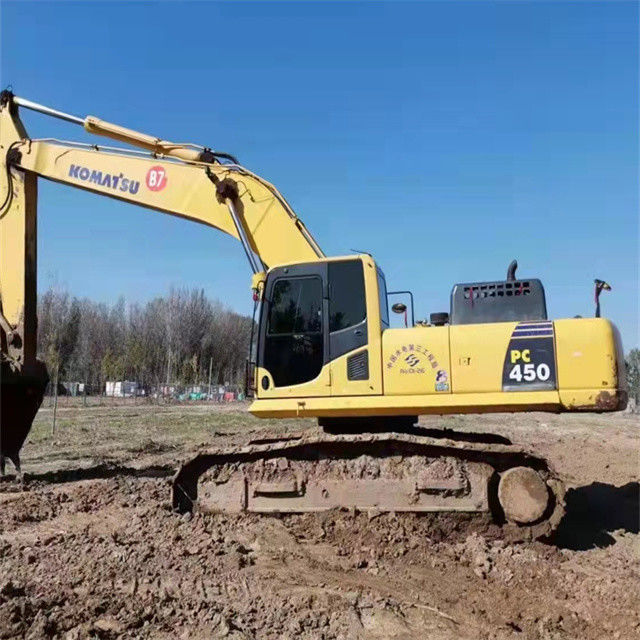 45 Tonnen fast neu aus Japan importierte Exkavatormaschine gebraucht, renoviert Komatsu PC 450-7