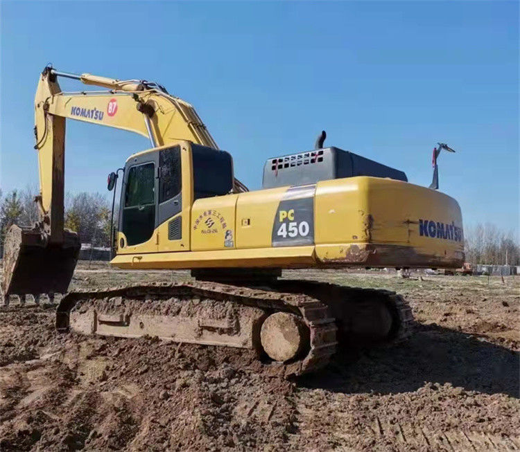 45 Tonnen fast neu aus Japan importierte Exkavatormaschine gebraucht, renoviert Komatsu PC 450-7