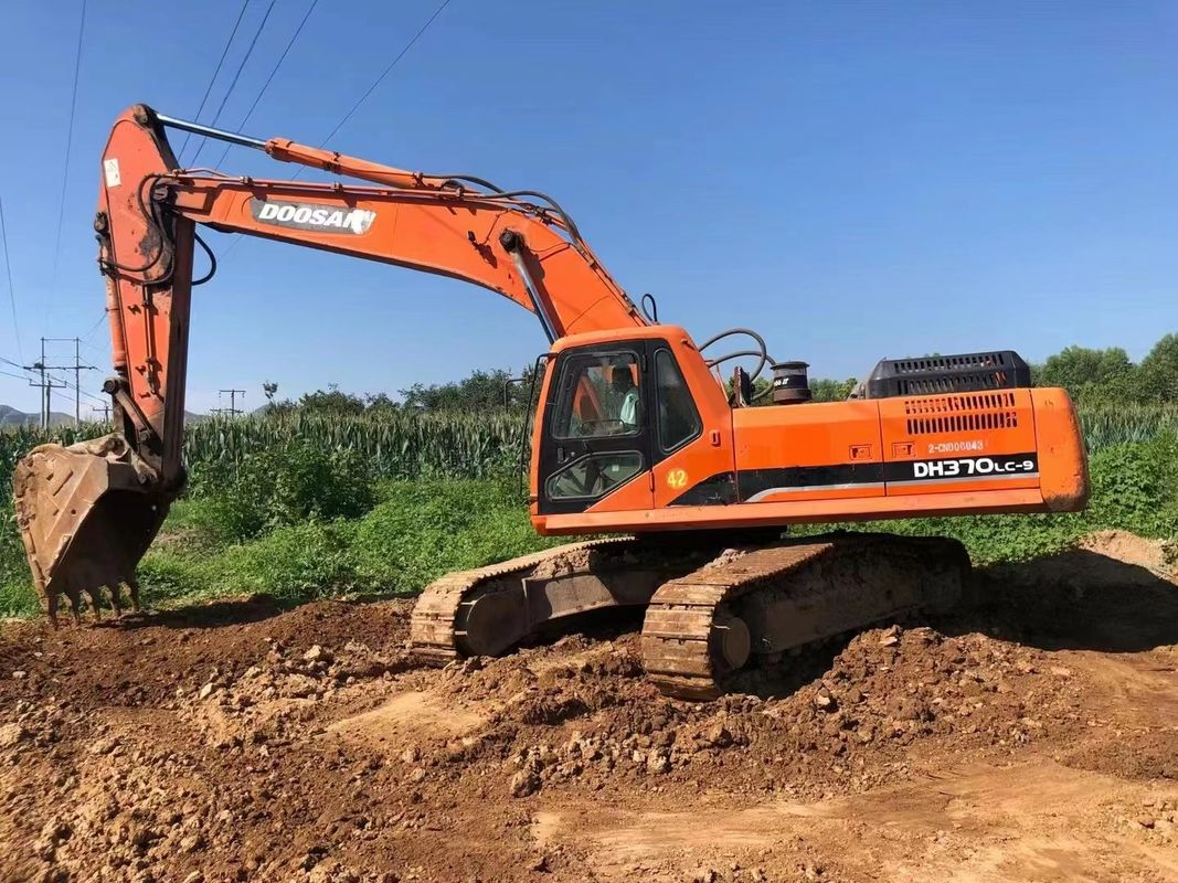37 Tonnen reifer Gebrauchtbagger für die Arbeit und erfahrener gebraucht Korea importiert DOOSAN DH370LC-9 in gutem Zustand