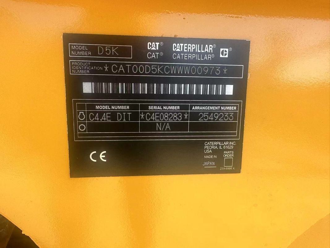 Cat Caterpillar D5k Lgp Cat D5k Dozer Vorder Klinge Breite 4,262m Dozer Zweithand