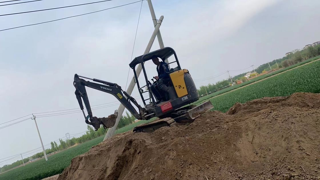Schweden importiert hochwertige Volvo EC18D Crawler Baggermaschine verwendet fast neu