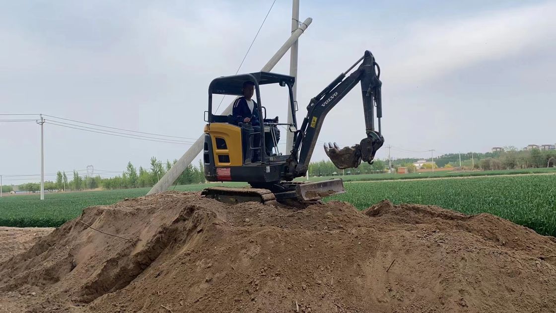 Schweden importiert hochwertige Volvo EC18D Crawler Baggermaschine verwendet fast neu