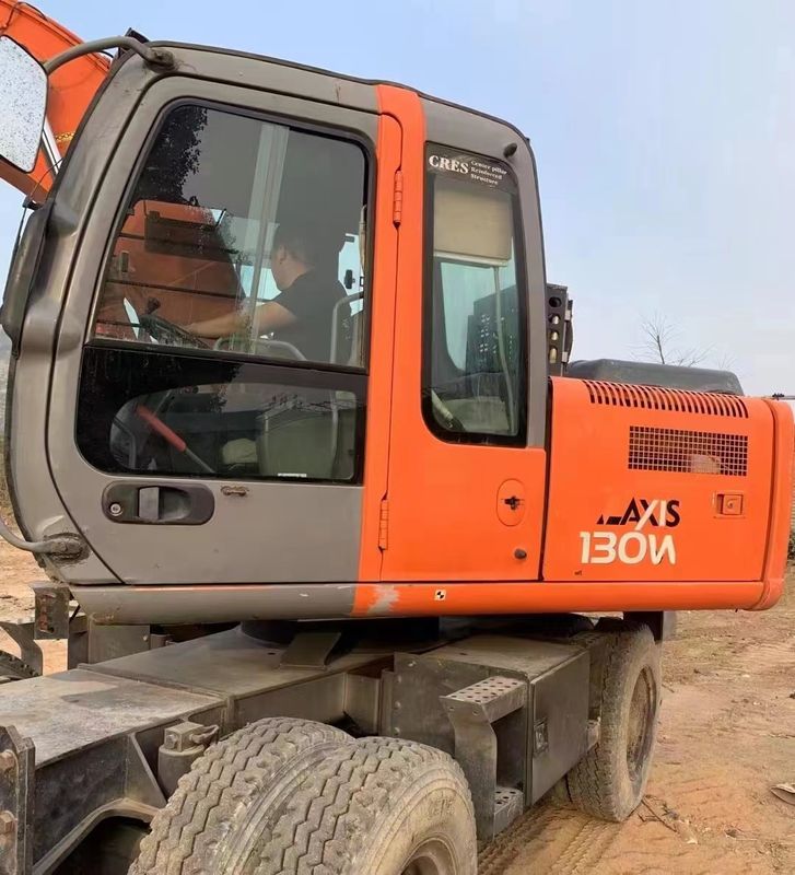 14 Tonnen Japan importiert 90% neue Hitachi ZX 130W Gebrauchtrad Bagger mit hoher Qualität und beste Leistung zum Verkauf