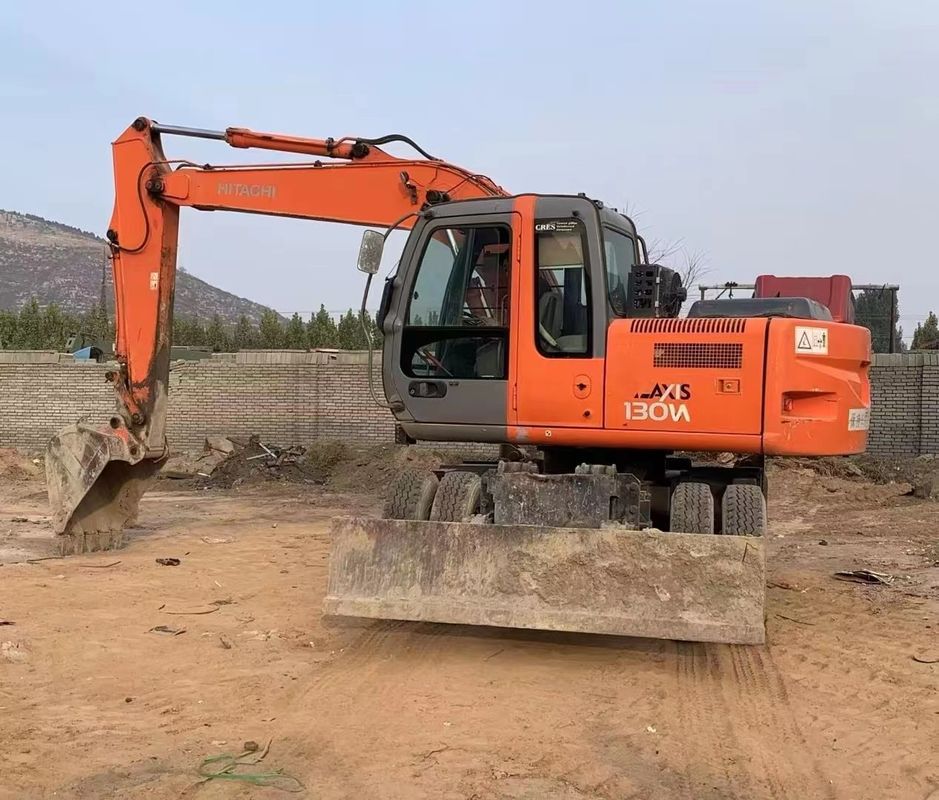 14 Tonnen Japan importiert 90% neue Hitachi ZX 130W Gebrauchtrad Bagger mit hoher Qualität und beste Leistung zum Verkauf
