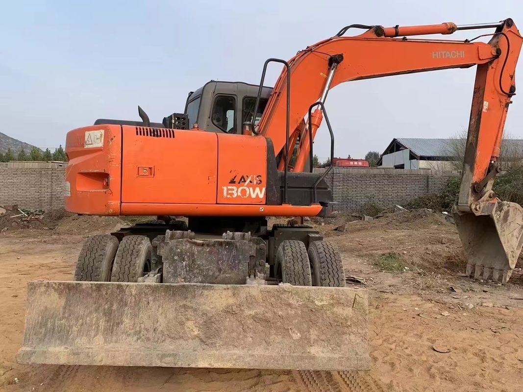 14 Tonnen Japan importiert 90% neue Hitachi ZX 130W Gebrauchtrad Bagger mit hoher Qualität und beste Leistung zum Verkauf