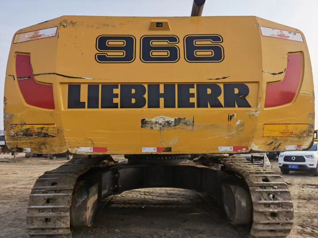 Gebrauchtes Liebherr R966, fertig für die Arbeit und erfahren deutsch importiert, in gutem Zustand.
