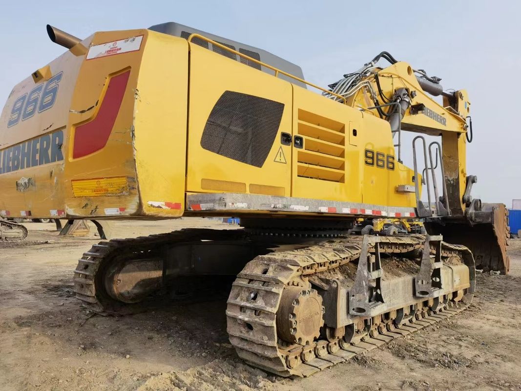 Gebrauchtes Liebherr R966, fertig für die Arbeit und erfahren deutsch importiert, in gutem Zustand.