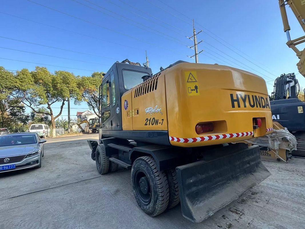 21.2 Tonnen Hyundai 210W-7 Gebrauchtradbagger Eimer Kapazität 1.34m3