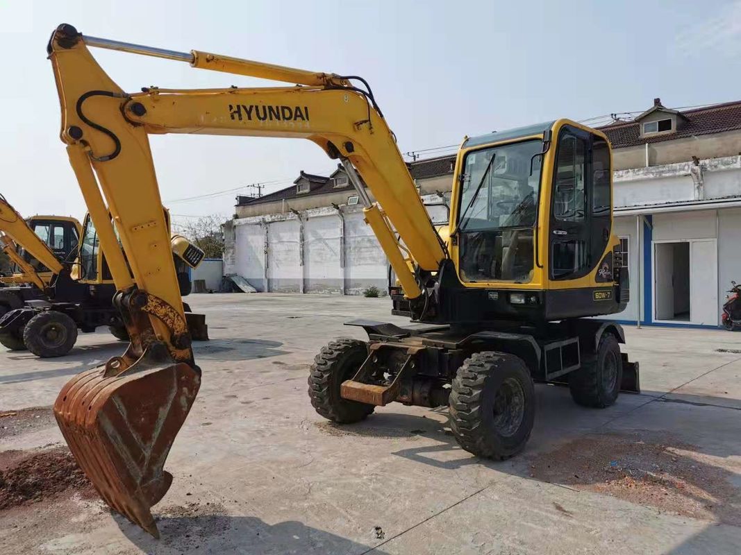 6 Tonnen bereit für die Arbeit Korea Import Hyundai R60-7 Gebrauchtradbagger