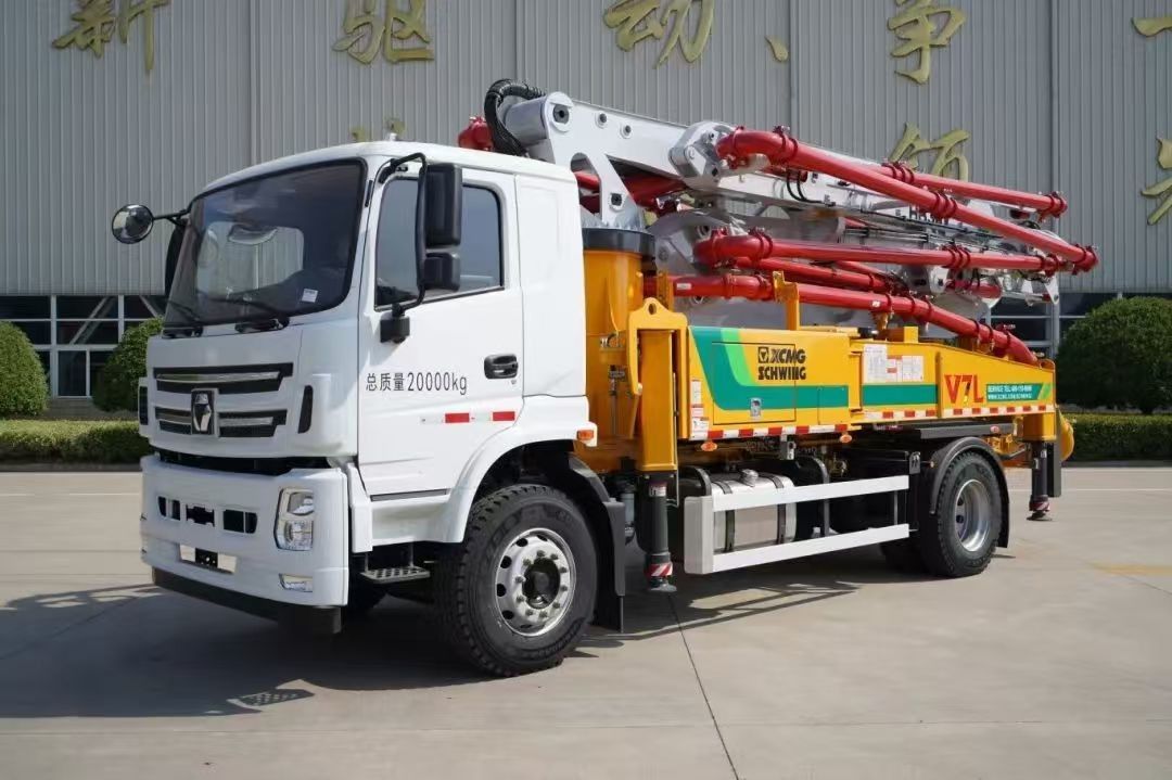 6×4 oder 8×4 Antrieb bereit zur Arbeit XCMG HB37A 37 m Betonpumpen für Betonlieferung und Gießen