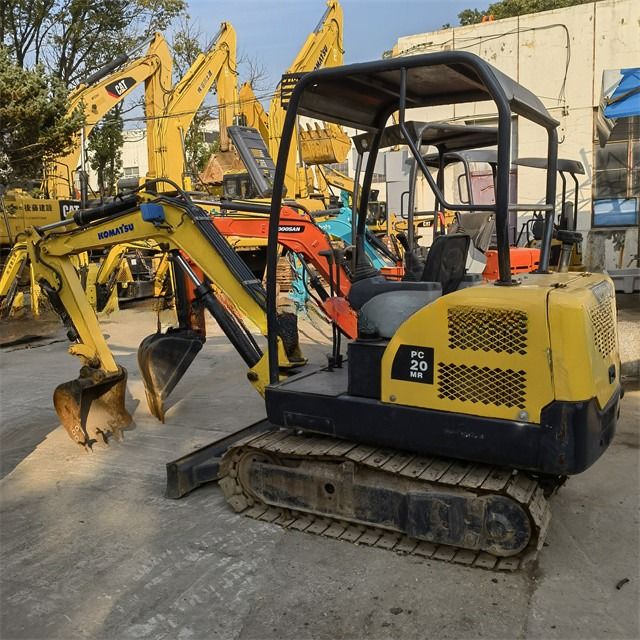 2 Tonnen gebraucht Japan Komatsu PC 20 MR Crawler Bagger mit geringer Arbeitszeit und ideal