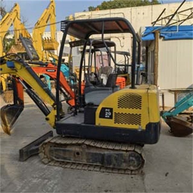 2 Tonnen gebraucht Japan Komatsu PC 20 MR Crawler Bagger mit geringer Arbeitszeit und ideal