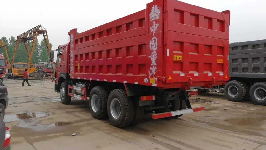 Gebrauchtes 371 PS-Dump Truck Howo 6x4 Tipper Truck mit Multimedia-System 10 Räder