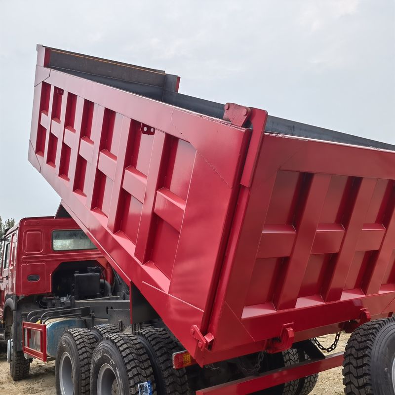 Gebrauchtes 371 PS-Dump Truck Howo 6x4 Tipper Truck mit Multimedia-System 10 Räder