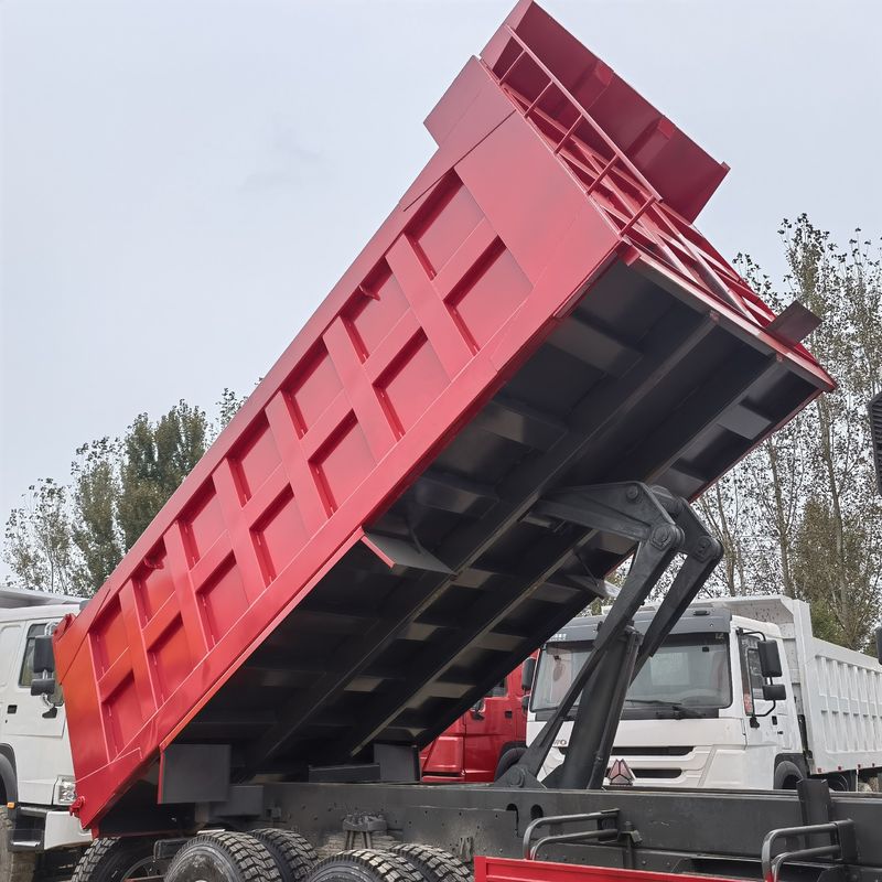 Gebrauchtes 371 PS-Dump Truck Howo 6x4 Tipper Truck mit Multimedia-System 10 Räder