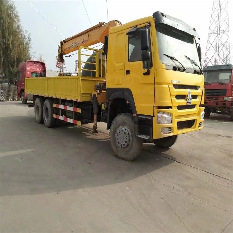 Sinotruk WD615 Motor Modell 10 Tonnen Lastwagen-Kran mit Original-Hydraulikzylinder