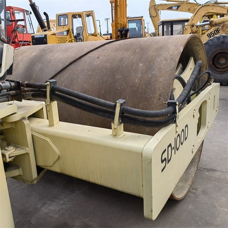 Amerika importierte Original Ingersoll-Rand SD100 Straßenmaschinen Gebraucht Single Drum Roller