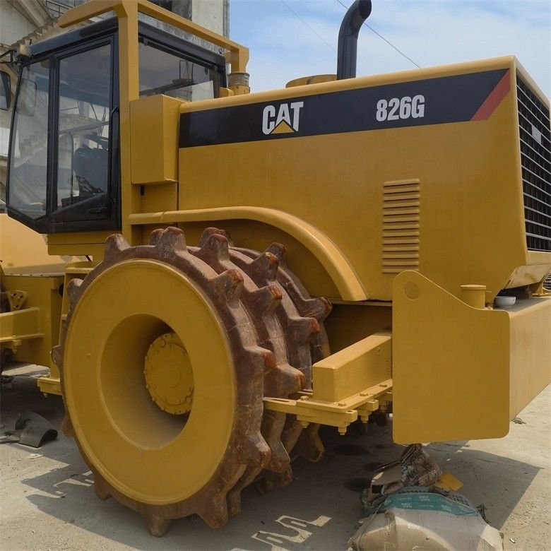 35 Tonnen gebraucht Caterpillar Cat 826G Verdichter in ausgezeichnetem Zustand Originalfarbe Japan