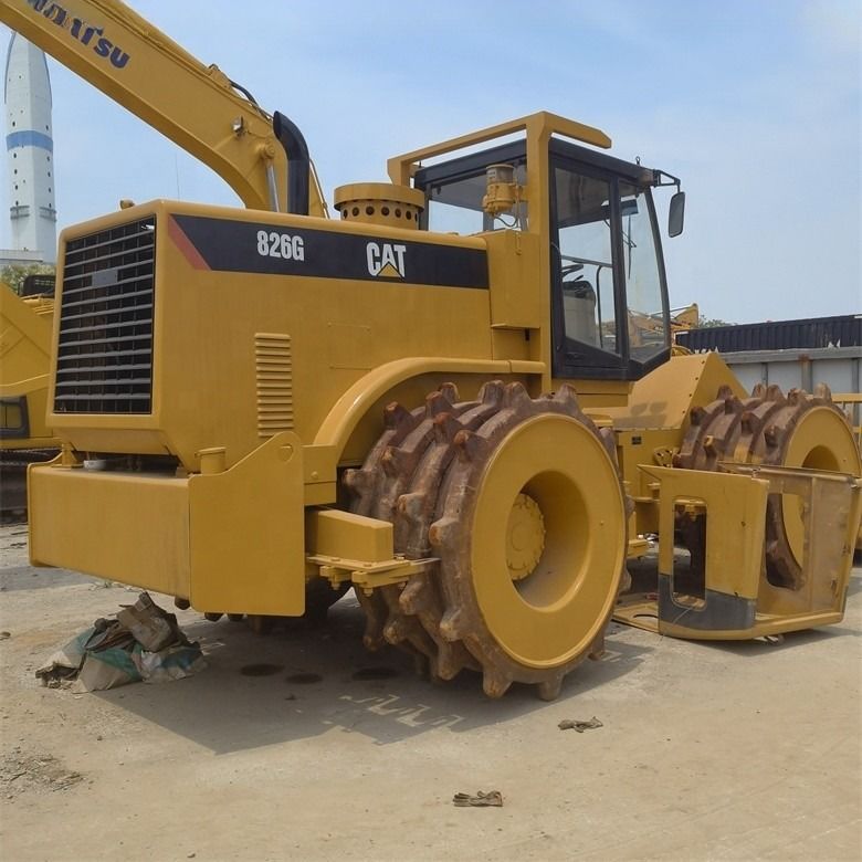 35 Tonnen gebraucht Caterpillar Cat 826G Verdichter in ausgezeichnetem Zustand Originalfarbe Japan
