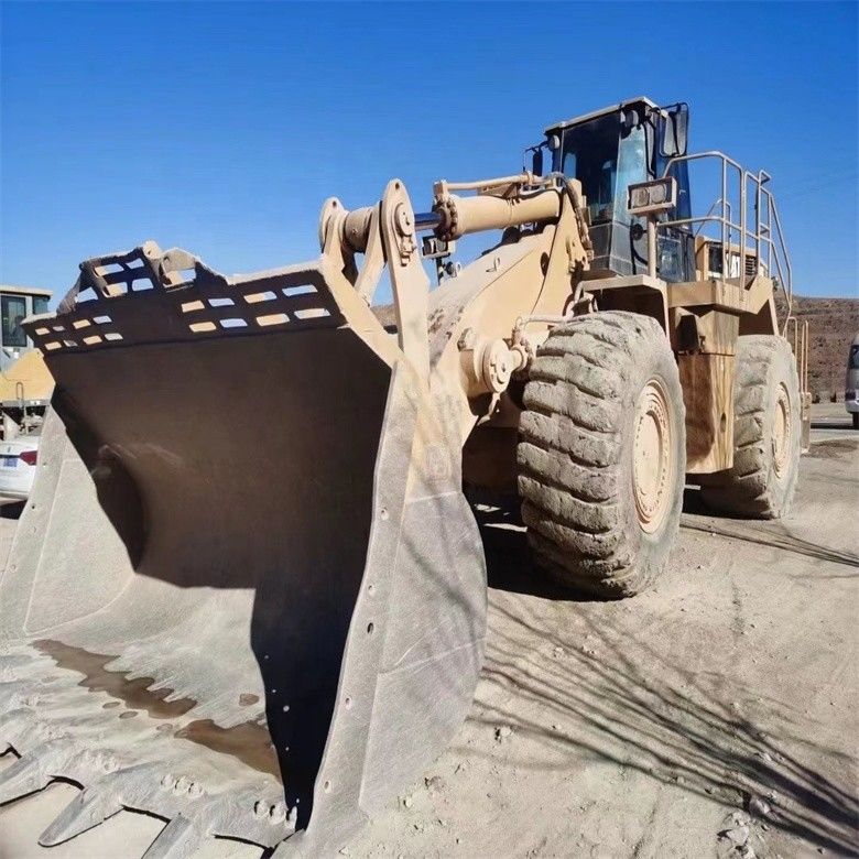 Gebrauchtes Caterpillar CAT 988G 988 50 Tonnen Radlader mit maximaler Entladehöhe von 4,46 m