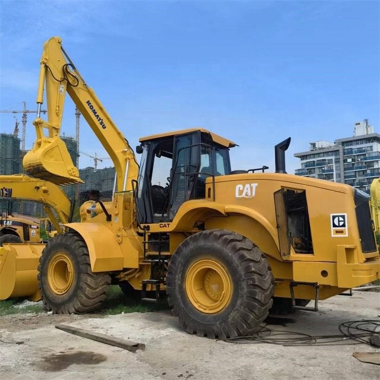 24 Tonnen gebrauchte 966H Cat Original-Radlader aus Japan in geringer Arbeitszeit für den Einzelhandel