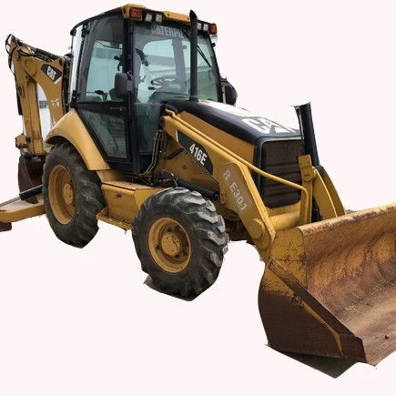 6792 10200 kg Maschinengewicht Gebraucht Caterpillar 416E Baggerlader 162 kw Original Jetzt