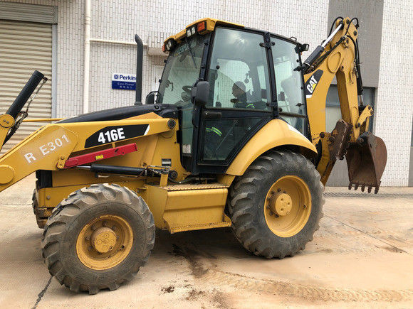 6792 10200 kg Maschinengewicht Gebraucht Caterpillar 416E Baggerlader 162 kw Original Jetzt