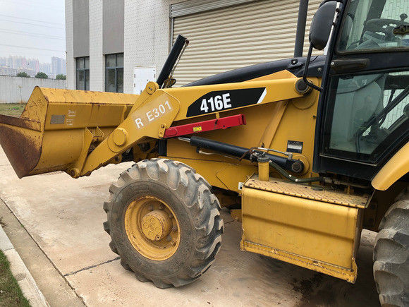 6792 10200 kg Maschinengewicht Gebraucht Caterpillar 416E Baggerlader 162 kw Original Jetzt