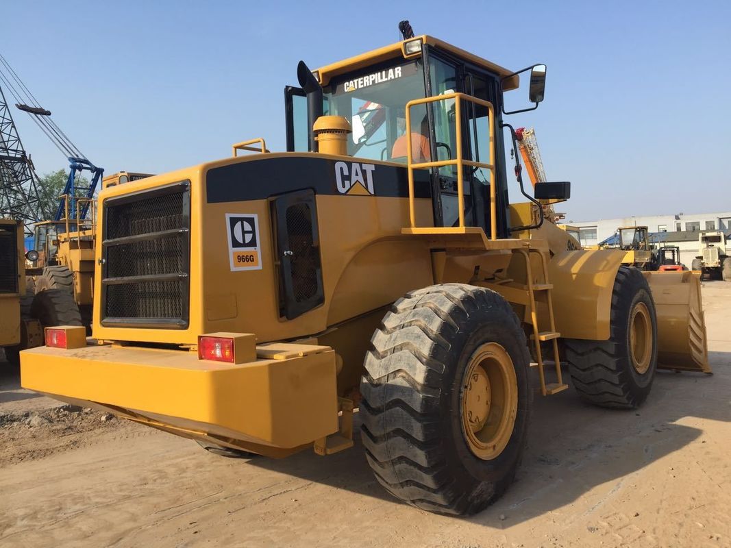 Erschwinglicher Gebraucht-Cat 966G-Radlader mit 5,5 m3 Eimer und Caterpillar-Motor
