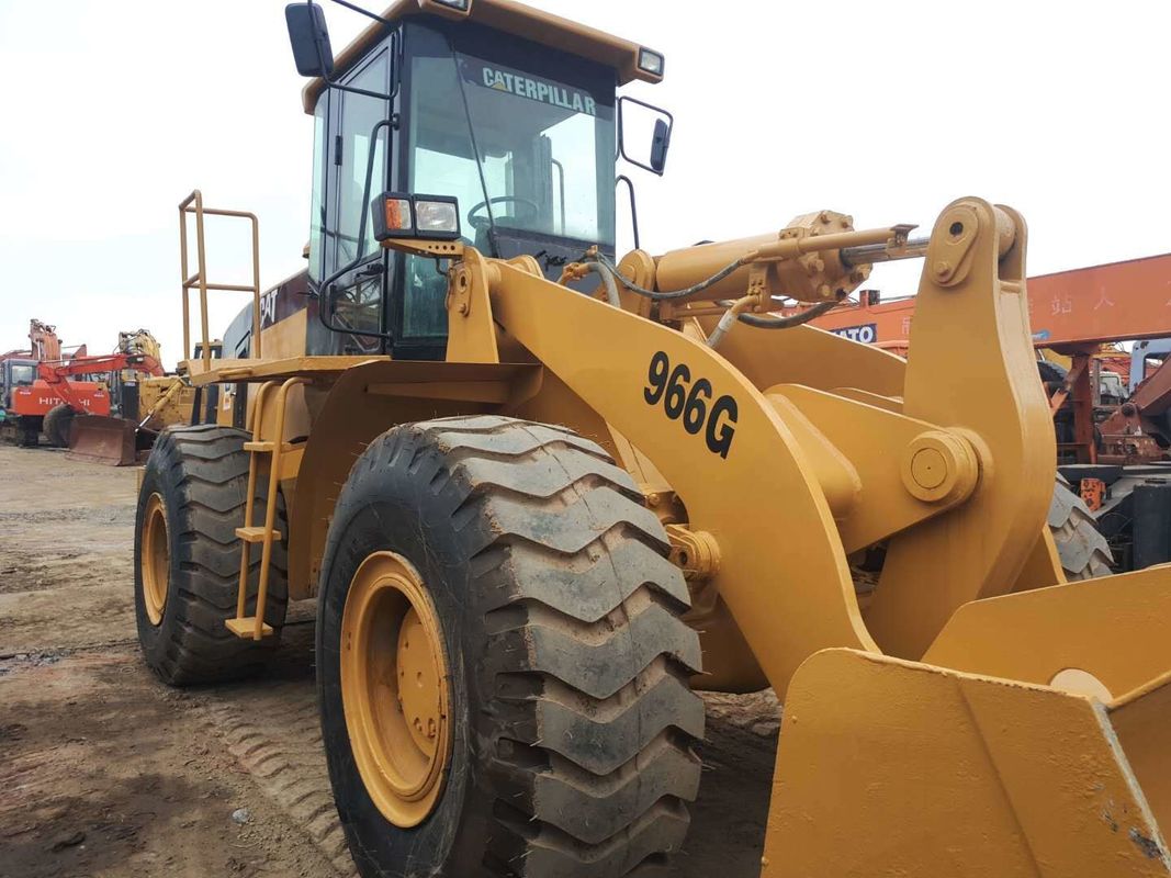 Erschwinglicher Gebraucht-Cat 966G-Radlader mit 5,5 m3 Eimer und Caterpillar-Motor