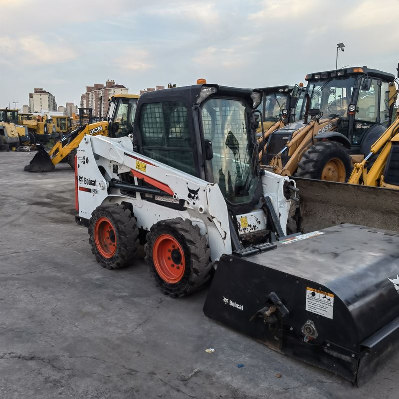 Bewegtes Rad-Ski-Ruder-Lader BOCAT S550 Gebraucht-Lader für Bauarbeiten