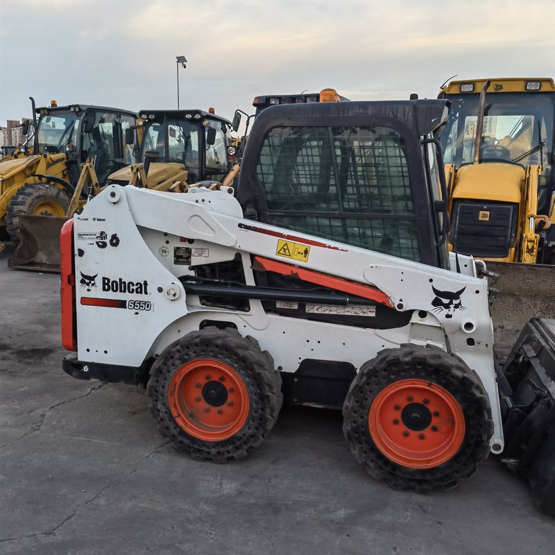Bewegtes Rad-Ski-Ruder-Lader BOCAT S550 Gebraucht-Lader für Bauarbeiten