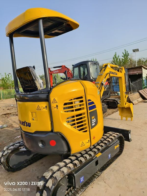2 Tonnen zertifizierte gebrauchte Komatsu PC20MR Crawler Baggermaschine fast neu zum Verkauf