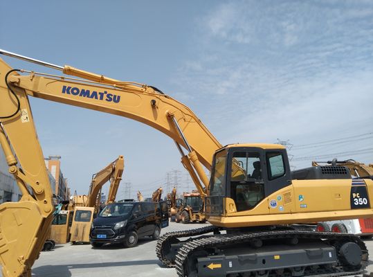 Gebrauchtes Komatsu PC350-7 Crawler Bagger in zuverlässigem Zustand Ausfuhr aus China